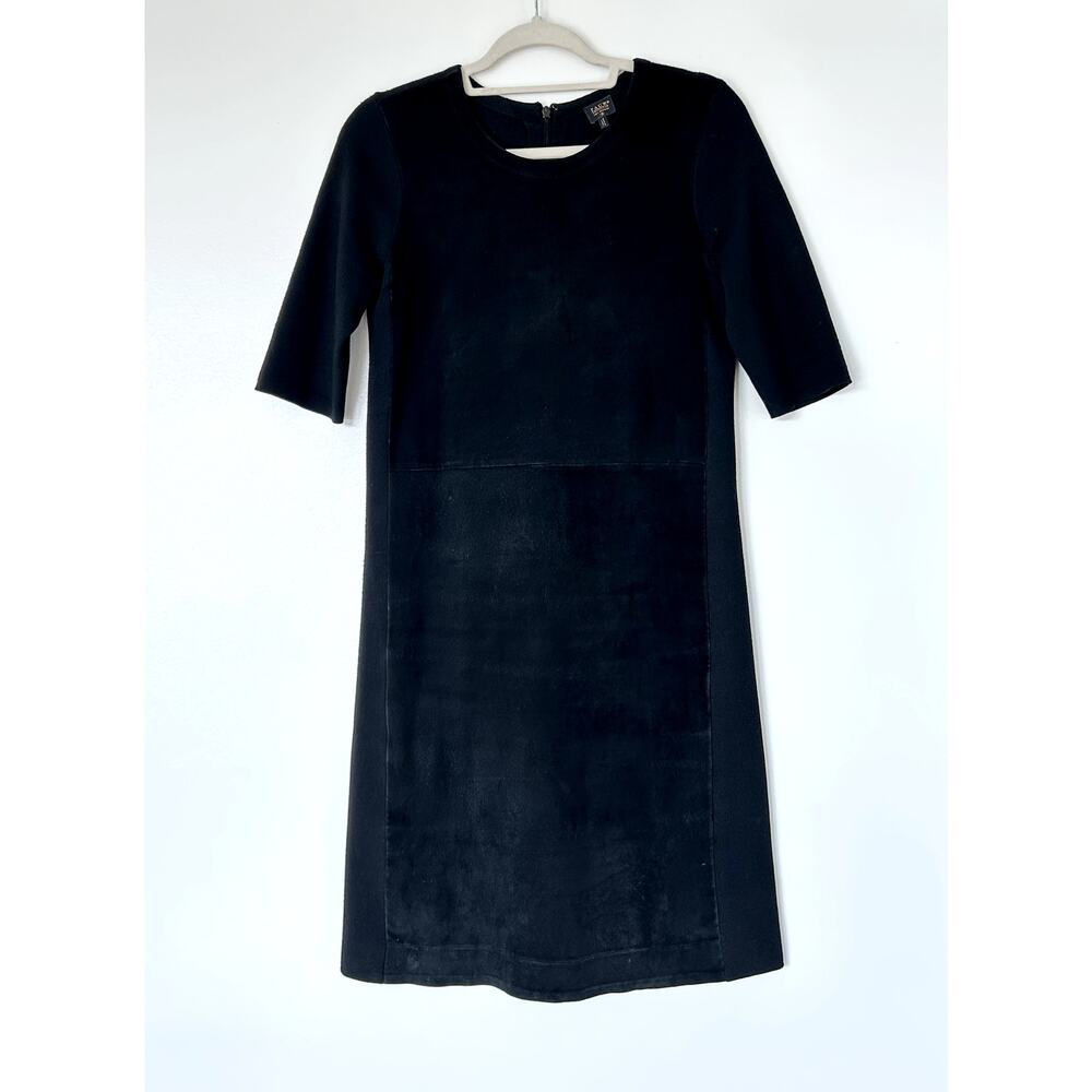 GUC PAUW AMSTERDAM Black Wool Sheep Skin Dress‎ Size 3 LBD Quiet Luxury - Picture 14 of 14